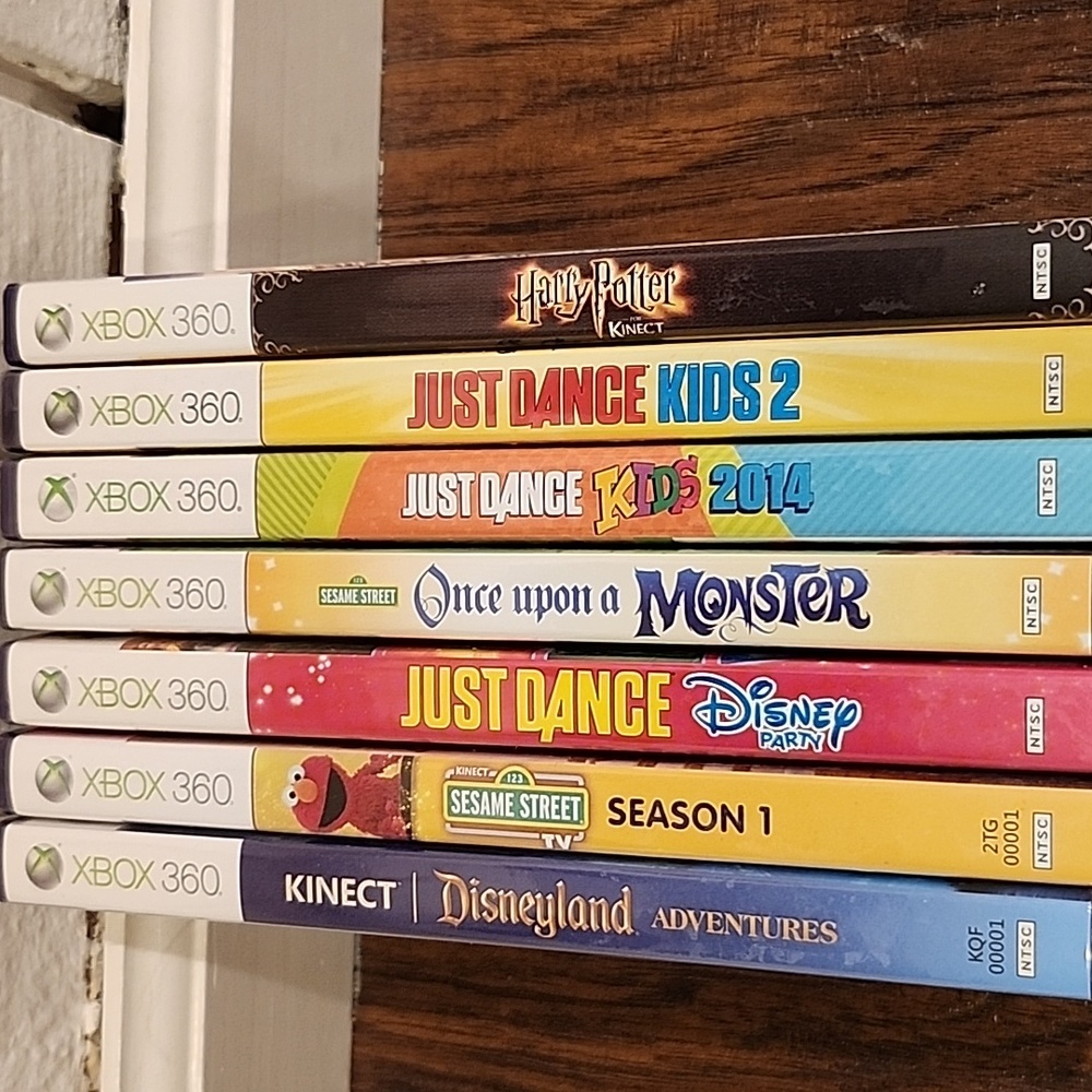 Unopened XBOX 360 kids KINECT games
